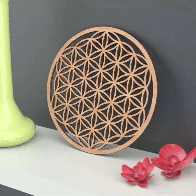Fleur de Vie en Bois | Lithothérapie Stéphanie