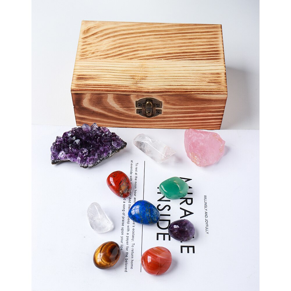 Box Cadeau Lithothérapie | 7 Chakras | Lithothérapie Stéphanie