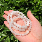 Bracelet Pierre Quartz Laiteux | Lithothérapie Stéphanie