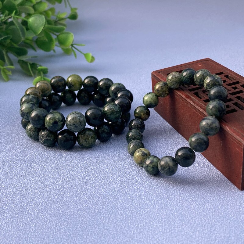 Bracelet Pierre Serpentine | Lithothérapie Stéphanie